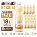 Amoniaco Marsella 1,5L Pack Ahorro 12 Botellas – 18L Totales