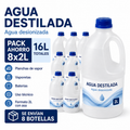 Agua Destilada 2L Pack Ahorro 8 Botellas – 16L Totales