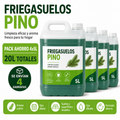 Friegasuelos Pino 5L Pack Ahorro 4 Garrafas – 20L Totales